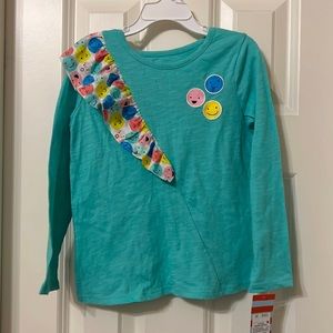 Lot of Cat & Jack, Crazy 8, Sonoma Girls Long Sleeve Shirts size 4-5